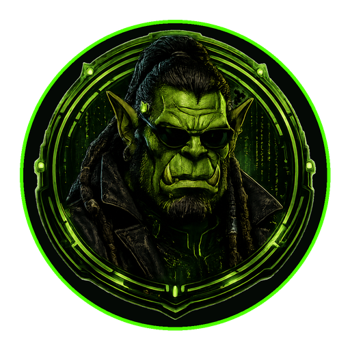 AgentOrc — the Orqis mascot in the Command Ring